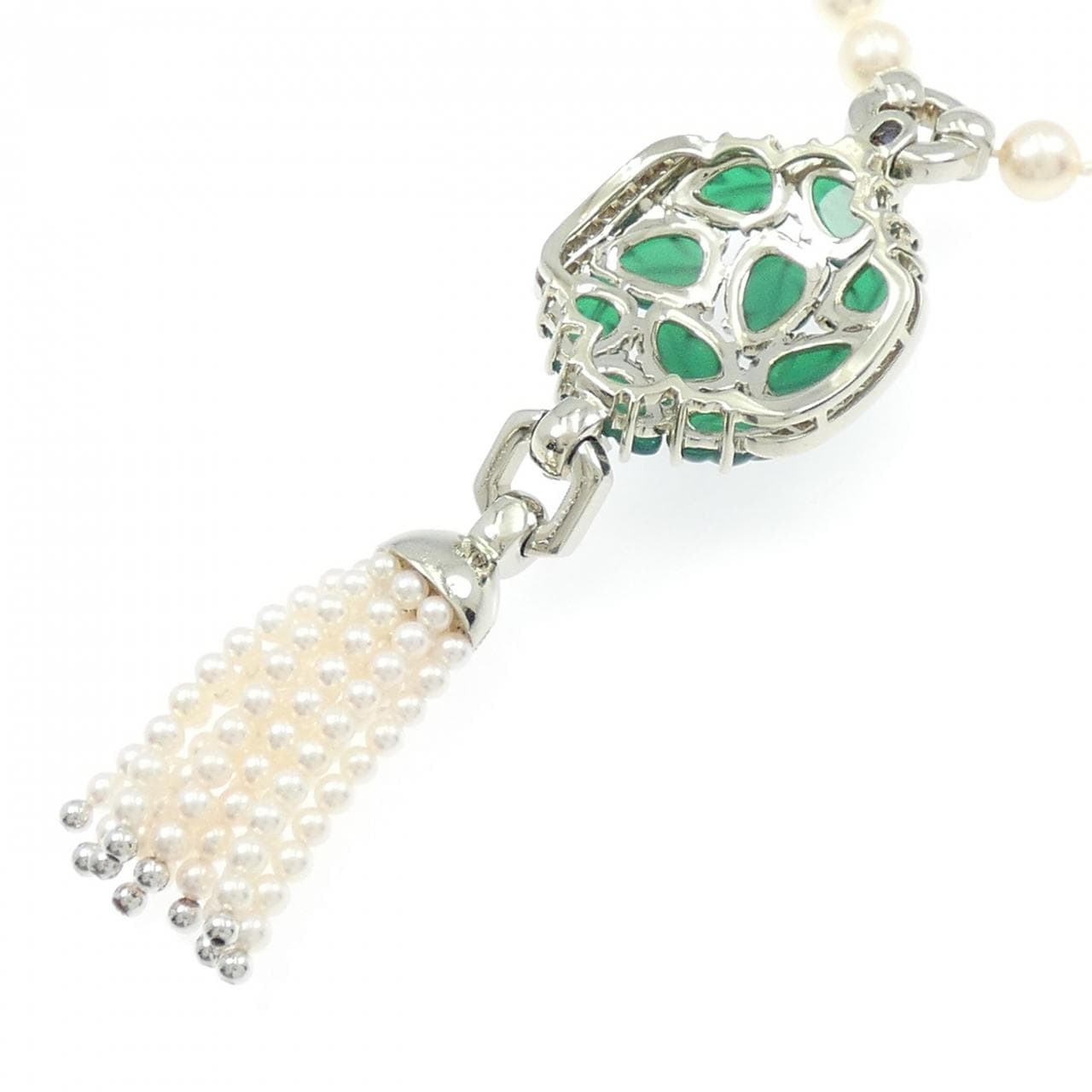 【ヴィンテージ】カルティエ カルセドニー ネックレス