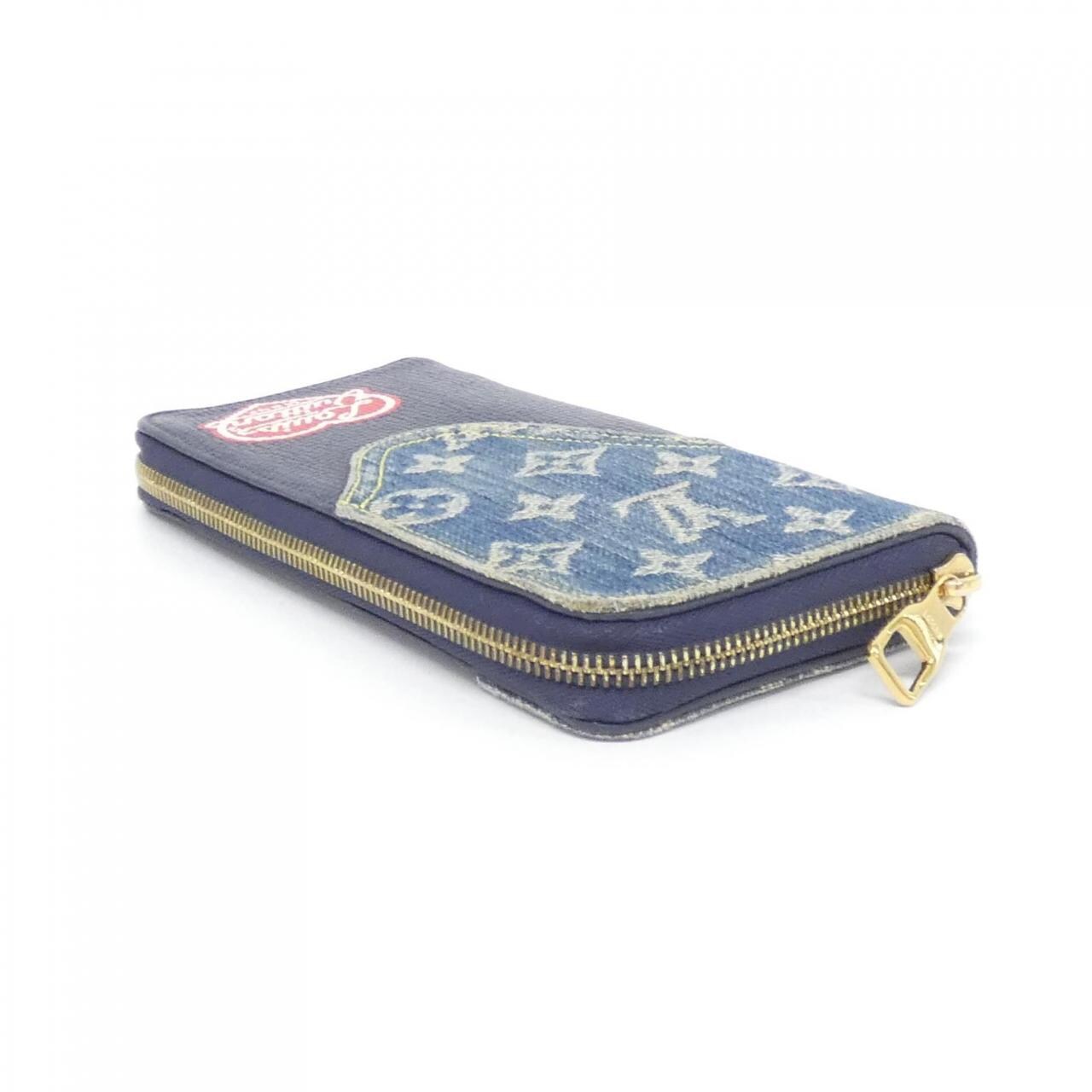 LOUIS VUITTON Monogram Drip拉链钱包竖版M81107 钱包