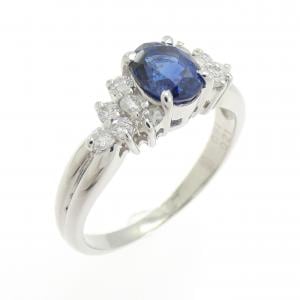 PT900 サファイヤ リング 0.91CT