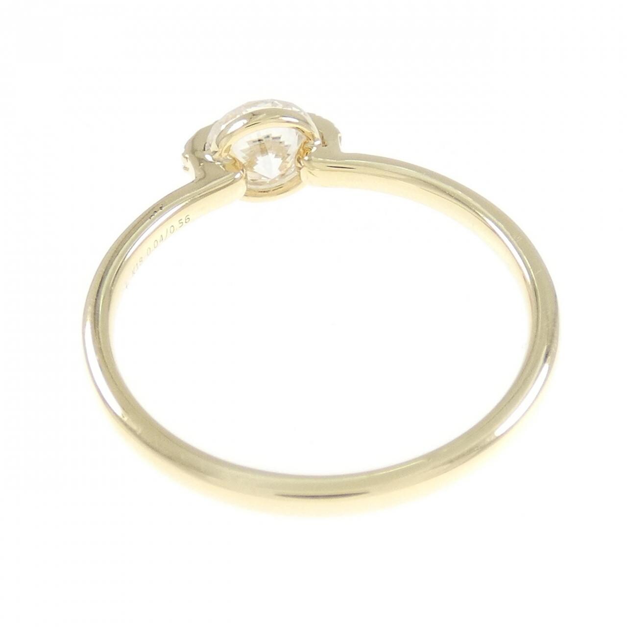 【新品】K18YG ダイヤモンド リング 0.56CT