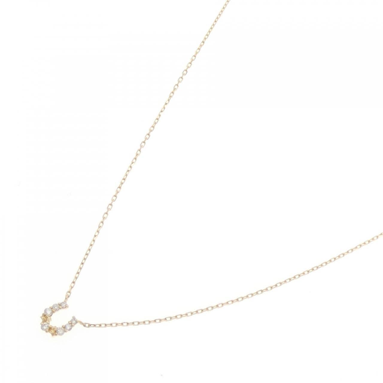 アガット ダイヤモンド ネックレス 0.05CT
