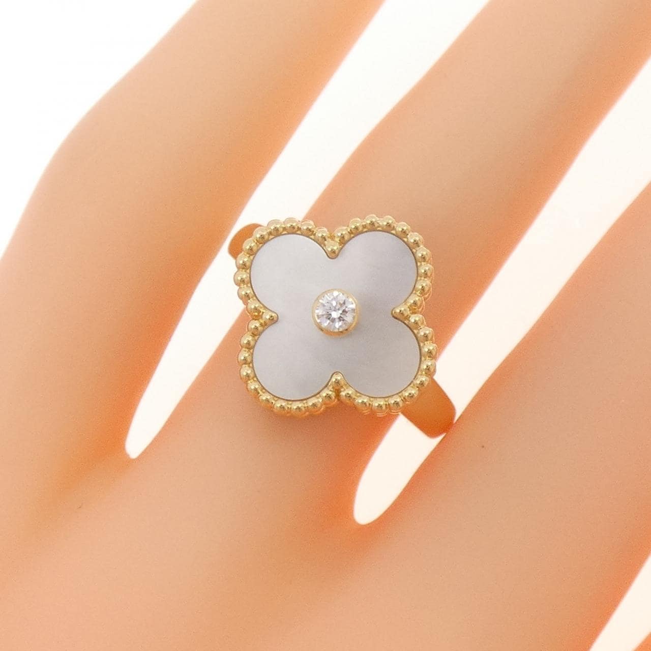 ヴァンクリーフ&アーペル ヴィンテージアルハンブラ リング