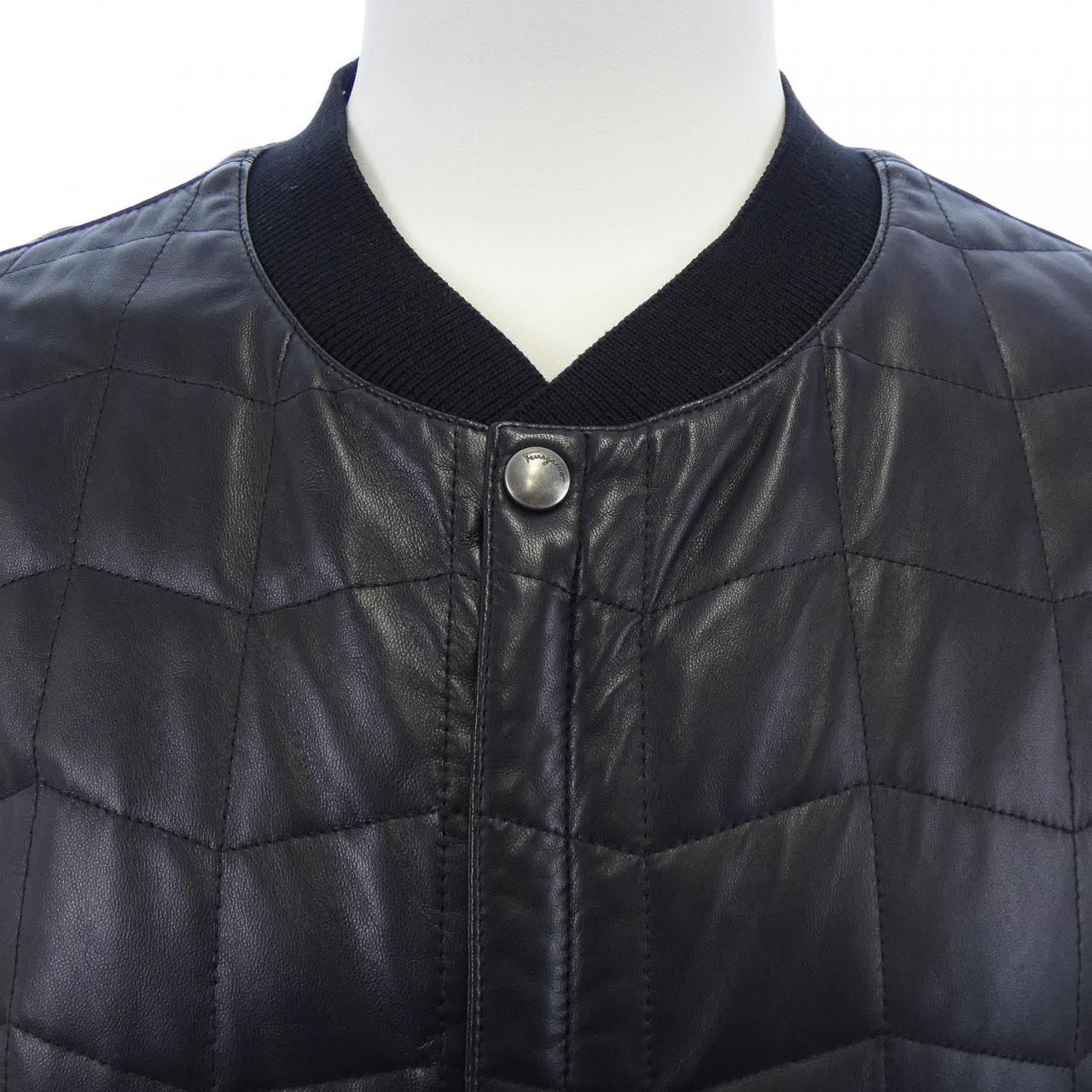 SALVATORE FERRAGAMO SALVATORE FERRAGAMO 皮夾克