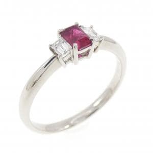 PT900 レッドベリル リング 0.22CT