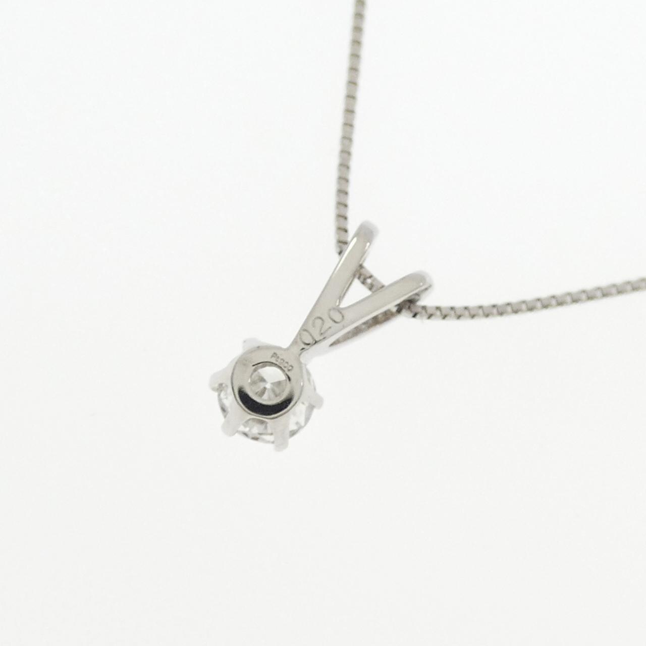 PT900/PT850 ダイヤモンド ネックレス 0.20CT