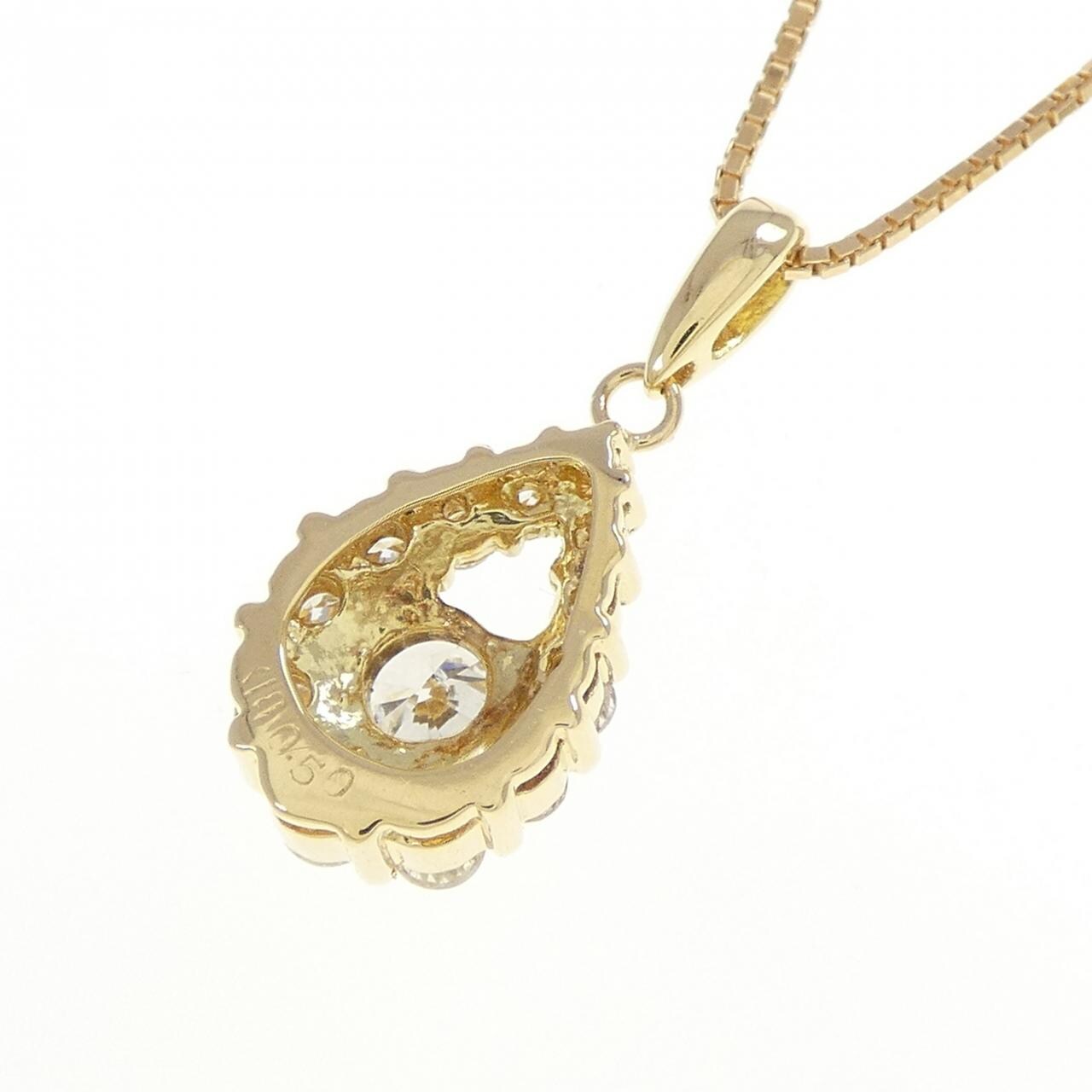 K18YG ダイヤモンド ネックレス 0.50CT