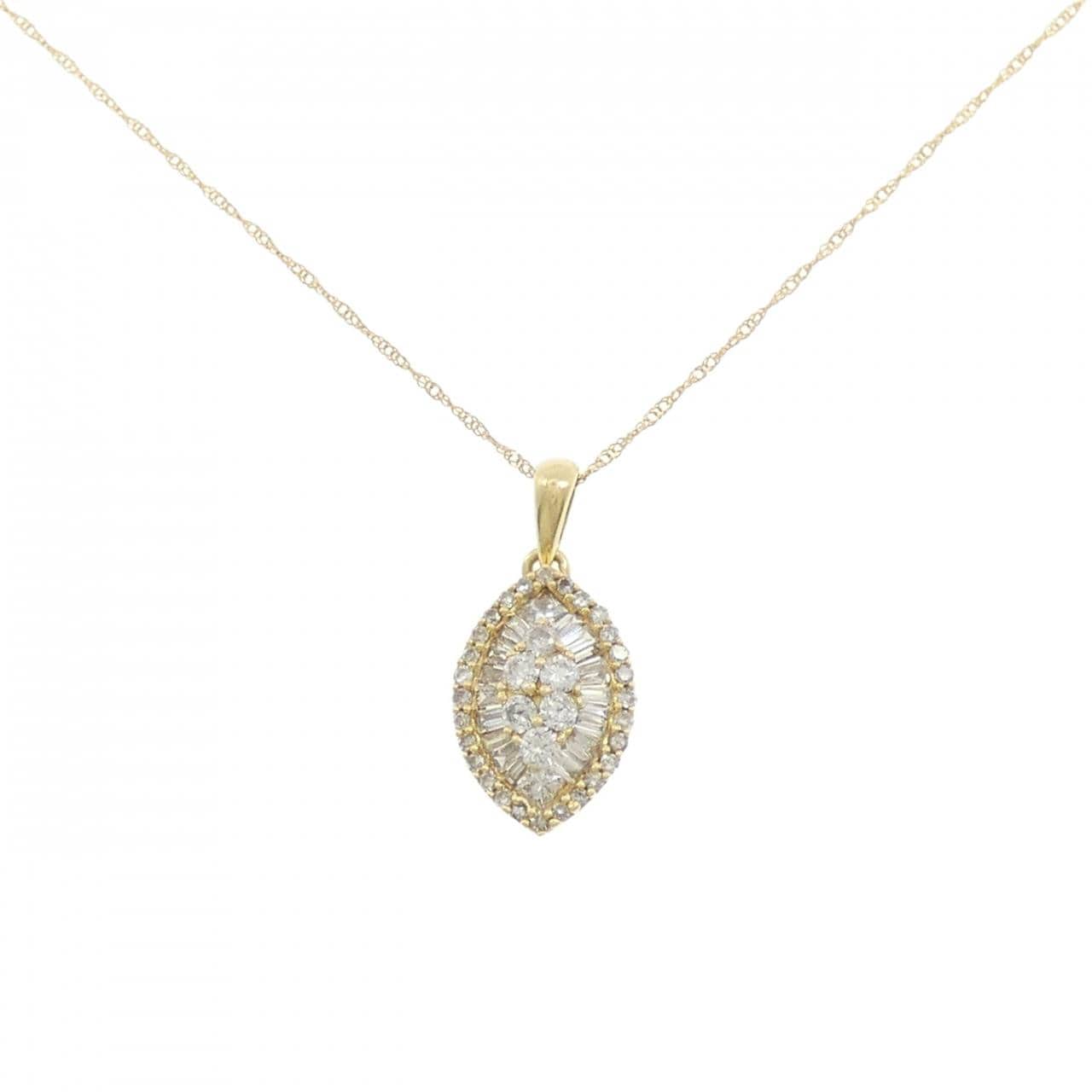 K18YG ダイヤモンド ネックレス 0.50CT
