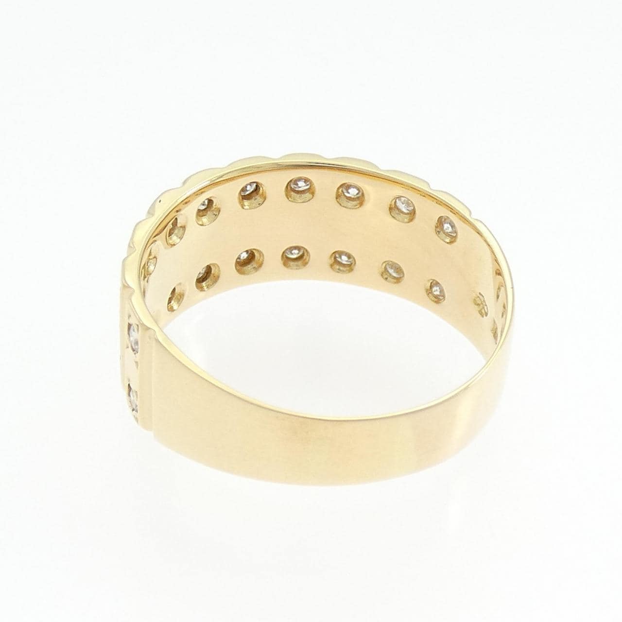 K18YG ダイヤモンド リング 0.37CT