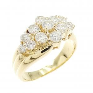 K18YG ダイヤモンド リング 1.02CT