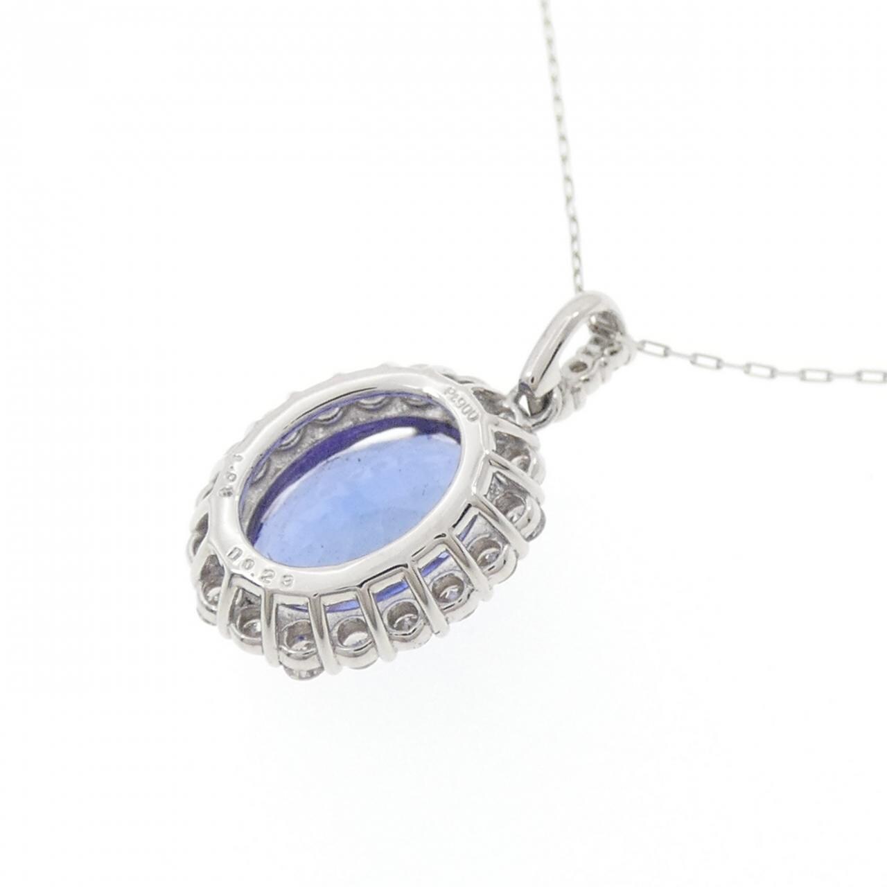 【新品】PT900/PT850 タンザナイト ネックレス 1.98CT