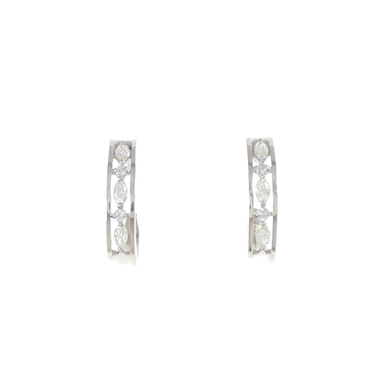 【新品】PT900 ダイヤモンド ピアス 0.24CT
