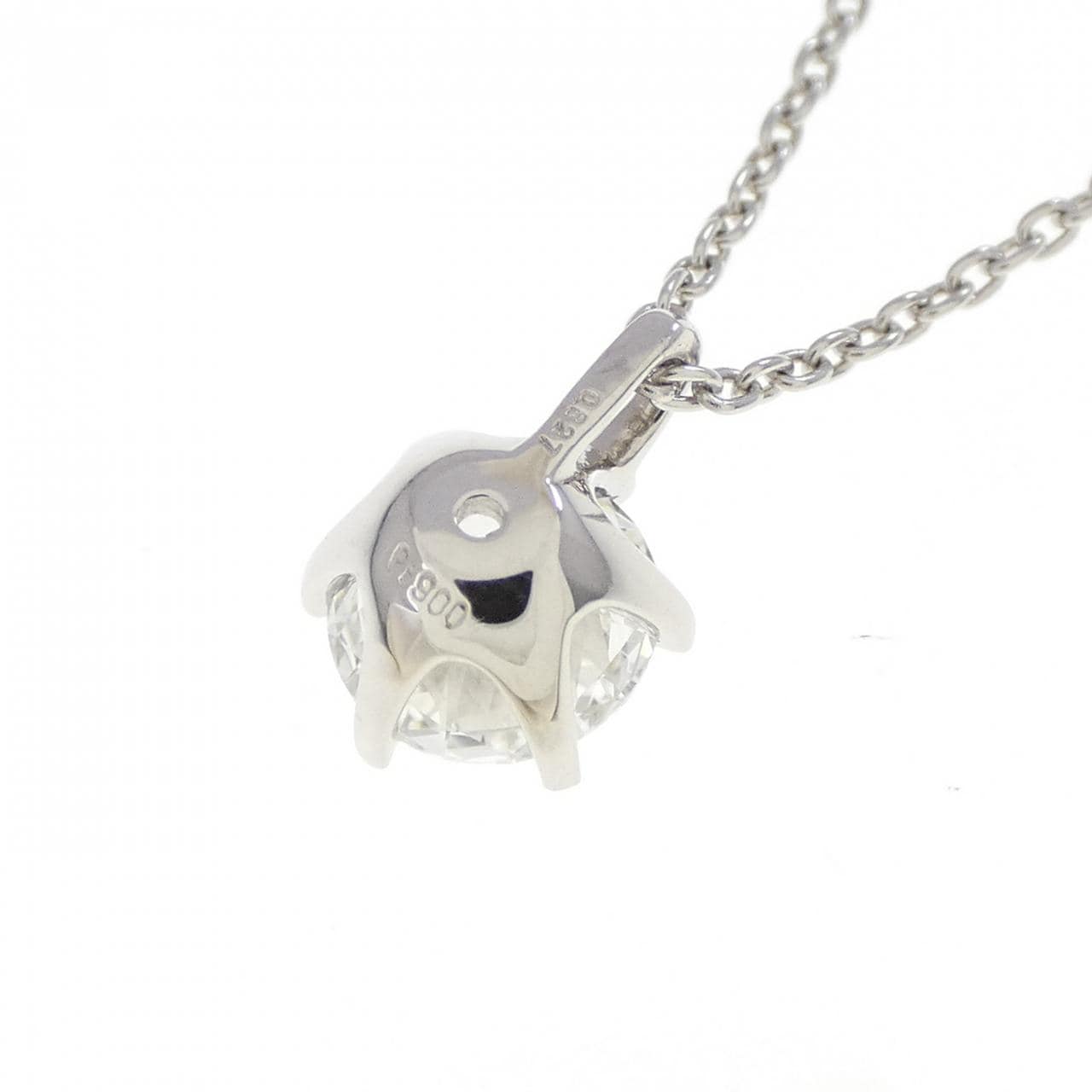 【リメイク】PT900/PT850 ダイヤモンド ネックレス 0.627CT E VVS2 3EXT H＆C