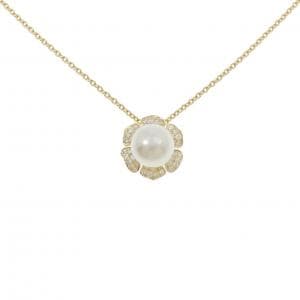 K18YG/750YG 白蝶パール ネックレス