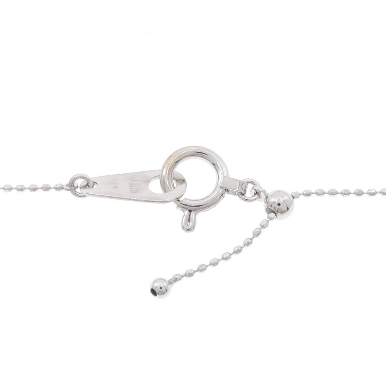 K18WG ダイヤモンド ネックレス 1.5CT