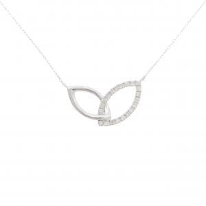 K18WG ダイヤモンド ネックレス 0.20CT