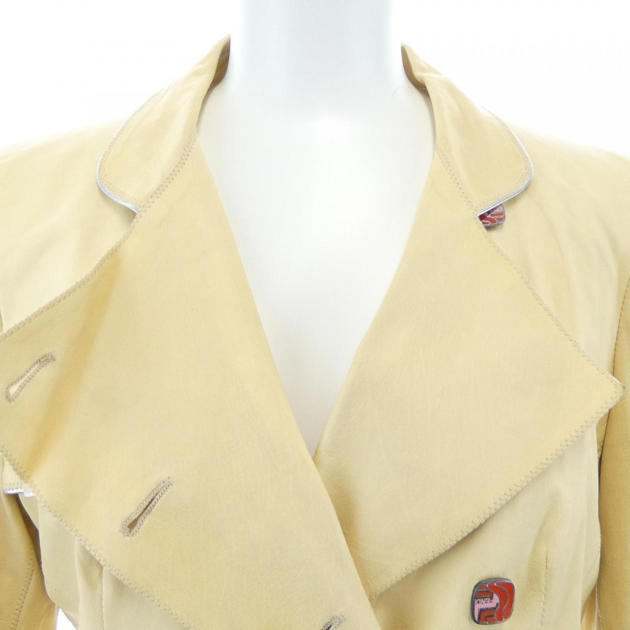 フェンディ FENDI レザージャケット