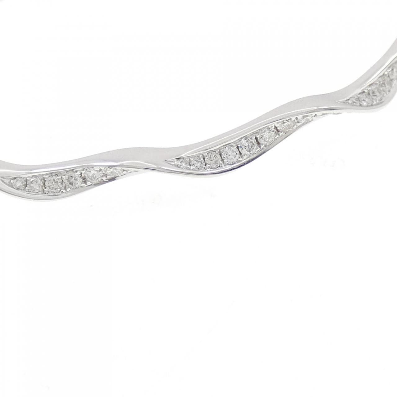 750WG ダイヤモンド バングル 0.62CT