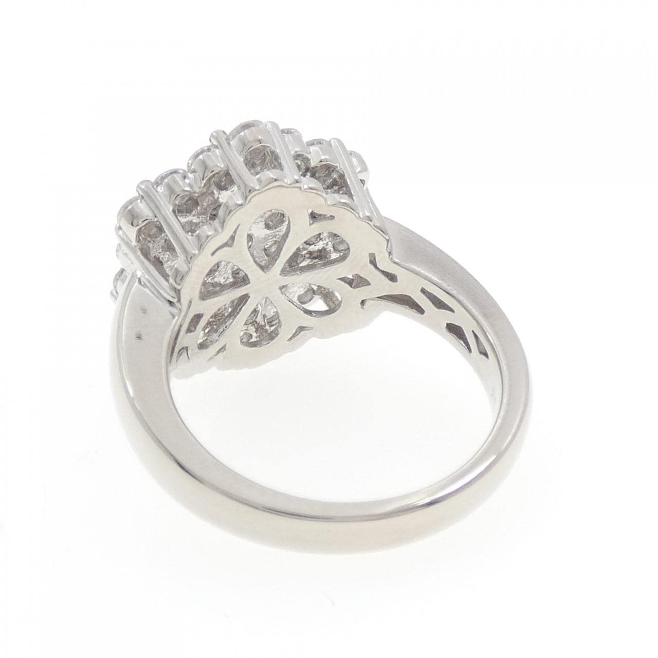 PT900 パヴェ ダイヤモンド リング 2.01CT