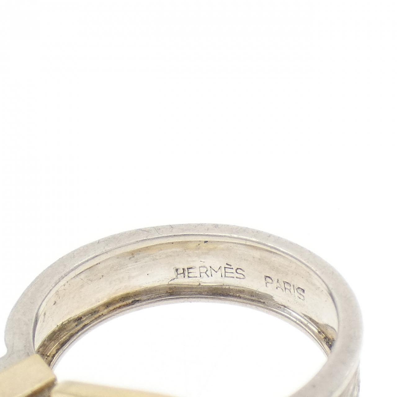 【ヴィンテージ】エルメス ホールマーク/18KYG リング