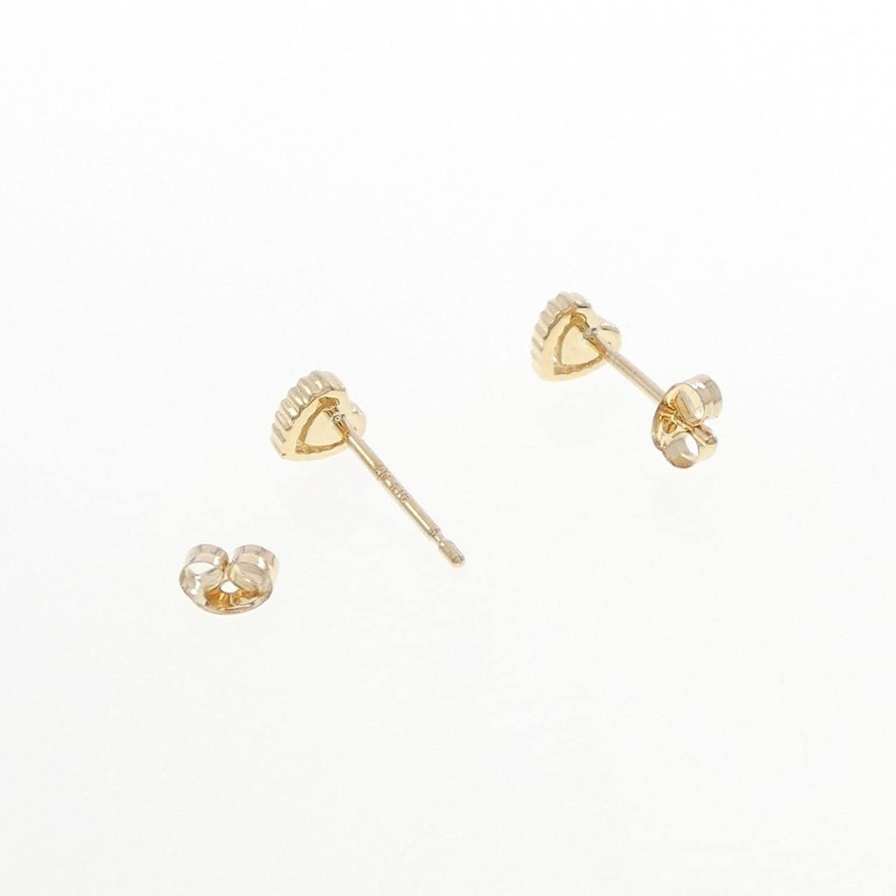 ノジェス ハート ダイヤモンド ピアス