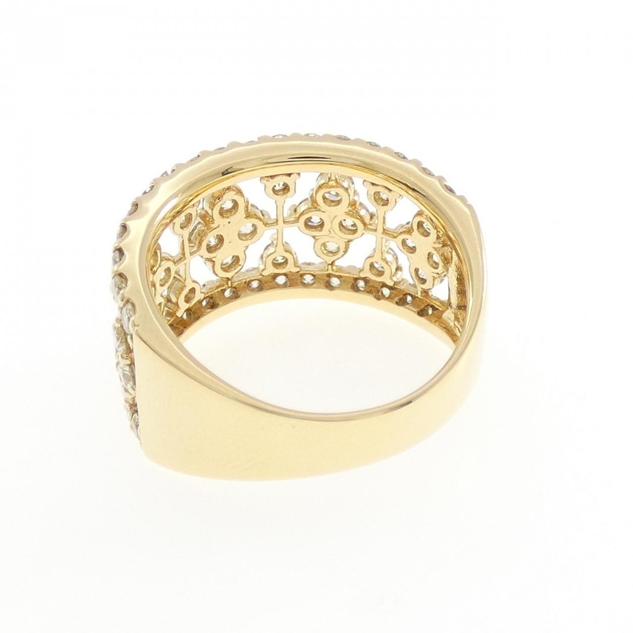 K18YG ダイヤモンド リング 2.00CT