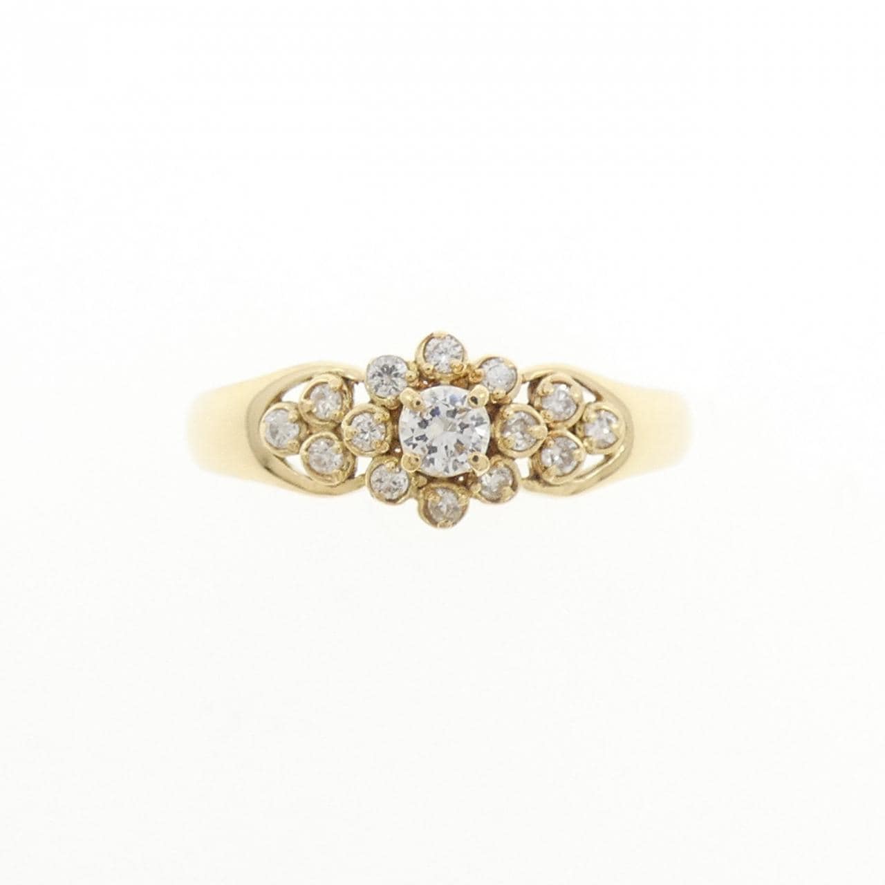 K18YG ダイヤモンド リング 0.20CT