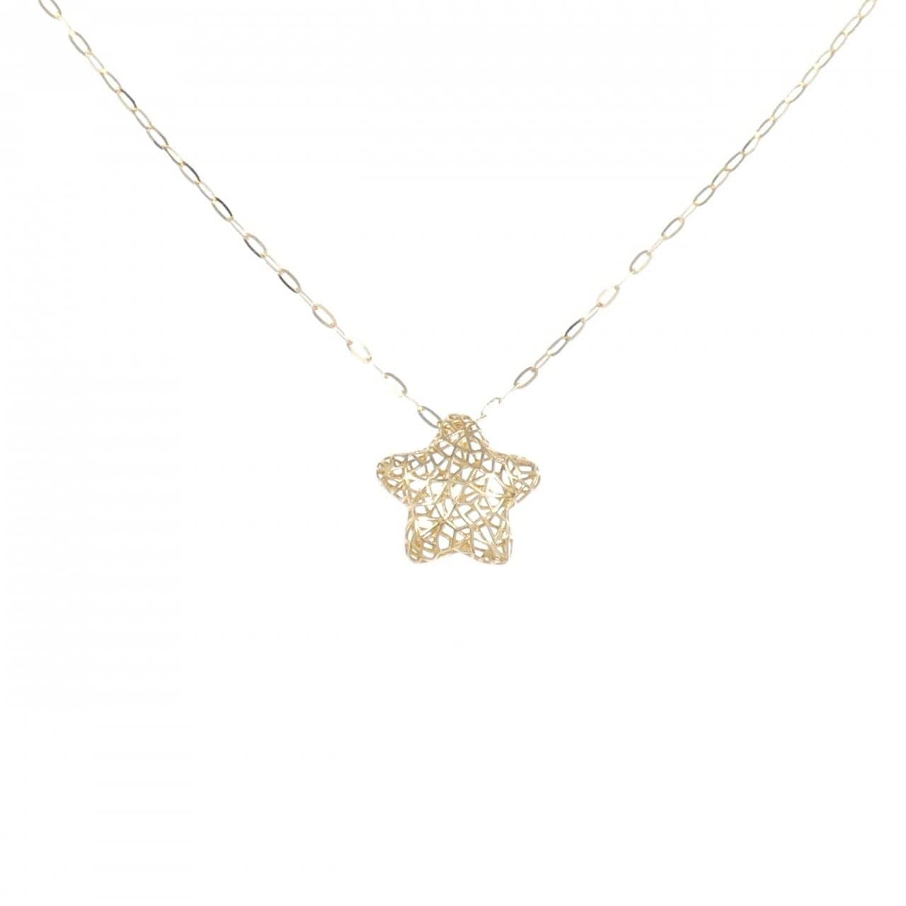 K18YG Star Necklace