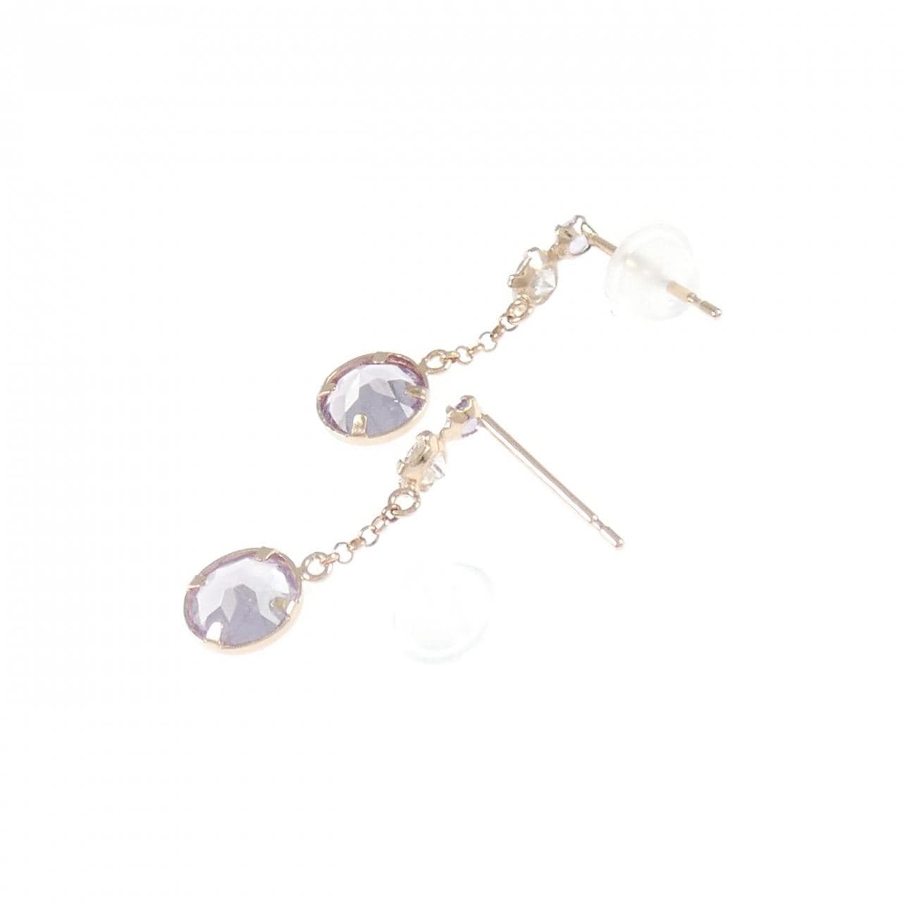 K10PG アメジスト ピアス