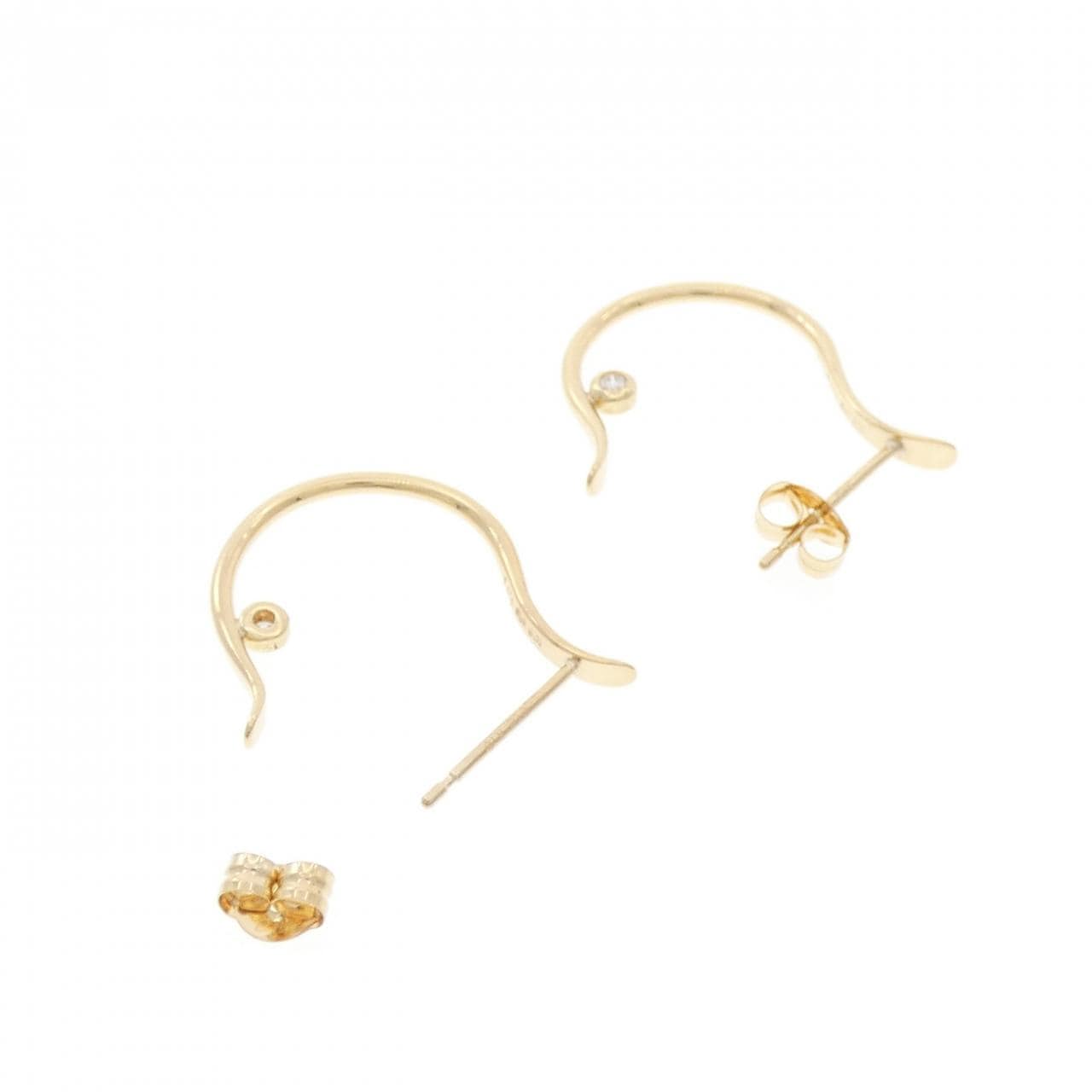 エテ ダイヤモンド ピアス 0.02CT