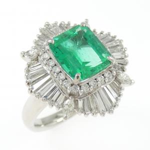 PT900 エメラルド リング 1.91CT コロンビア産