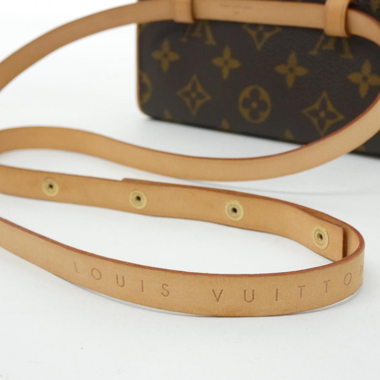 LOUIS VUITTON Monogram Pochette Florentine M M51855+M67305 Waist Bag