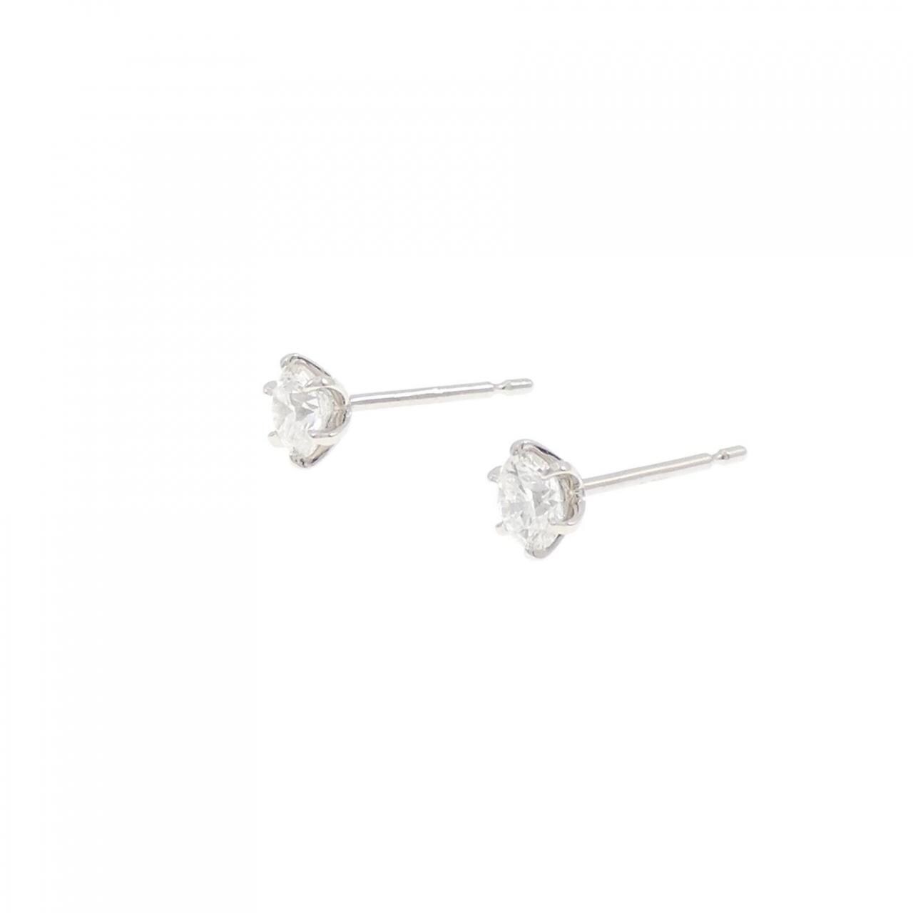 【リメイク】PT/ST ダイヤモンド ピアス 0.253CT 0.259CT E VS2 EXT H&C