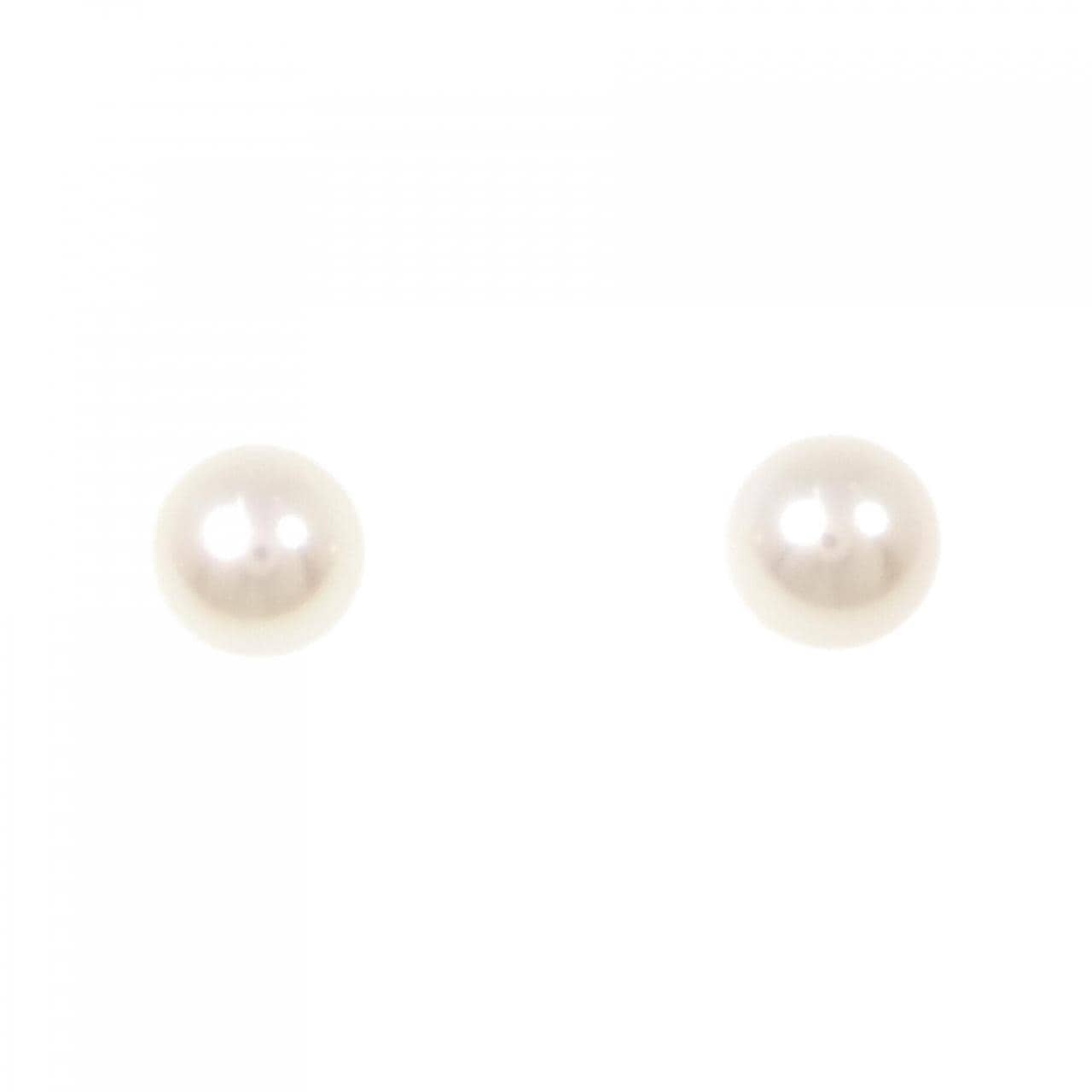 K14WG アコヤパール ピアス 7.8mm