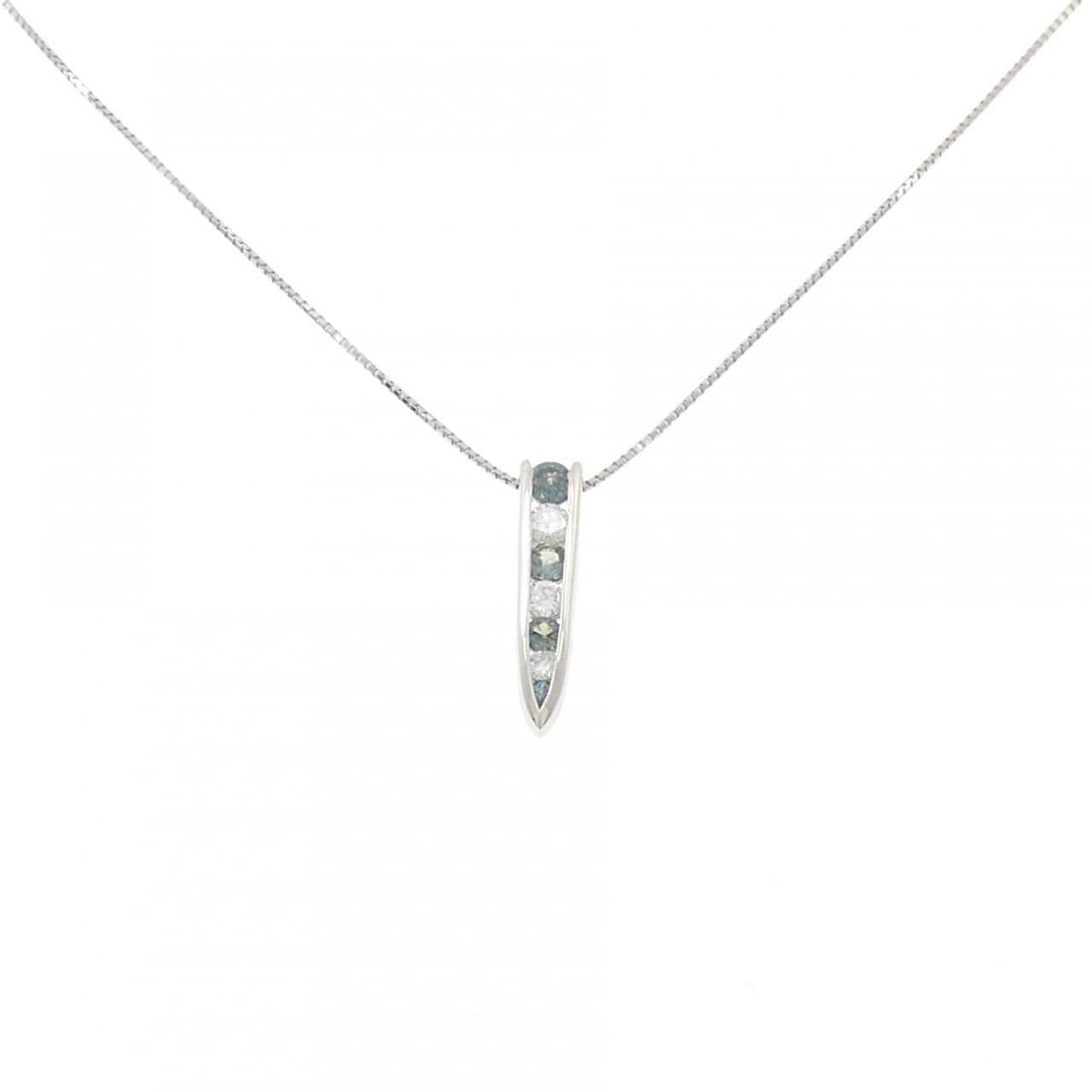 PT900/PT850 アレキサンドライト ネックレス 0.37CT
