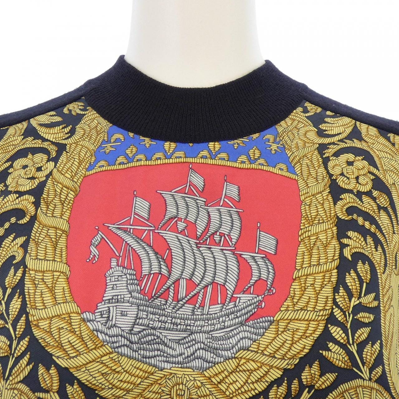 【ヴィンテージ】エルメス HERMES FLVCTVAT NEC MERGITVR ツイルレーヌ. トップス