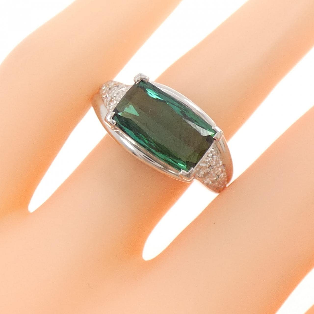PT900 トルマリン リング 4.54CT