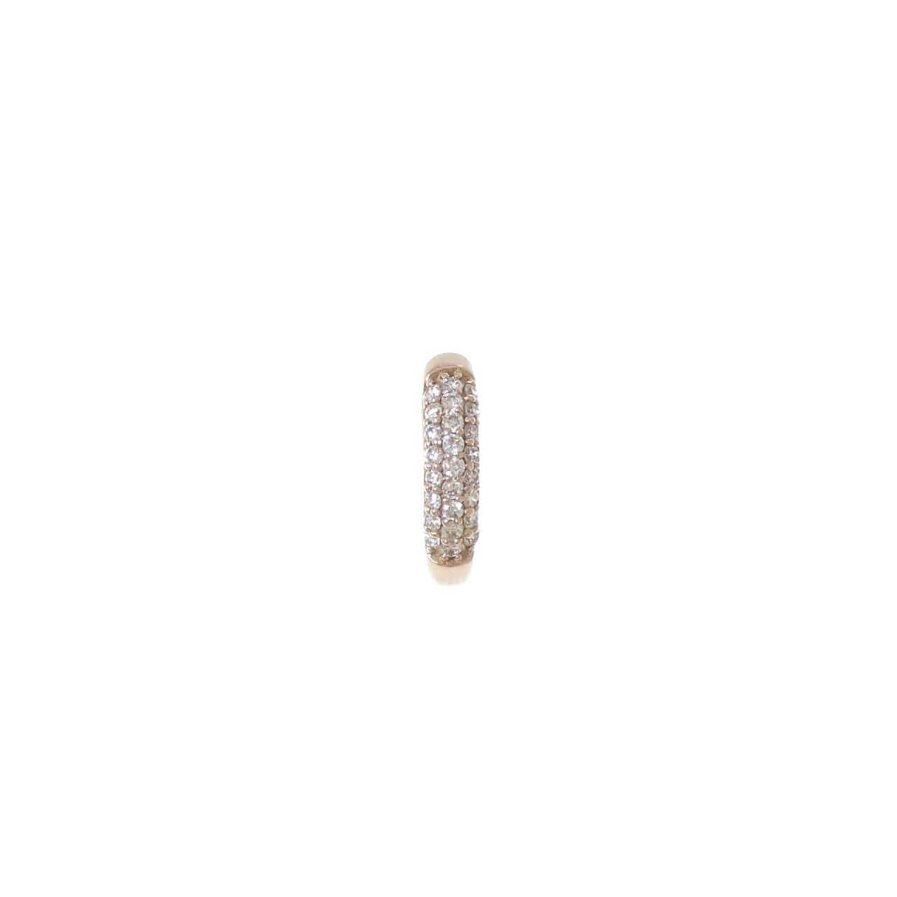 K18PG ダイヤモンド ピアス 0.15CT 片耳