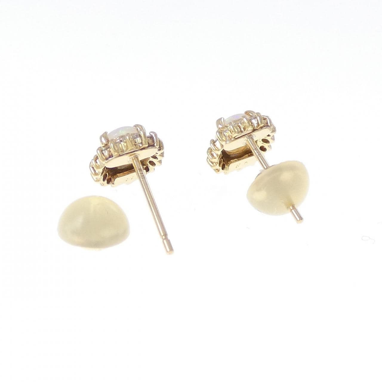 K18YG オパール ピアス