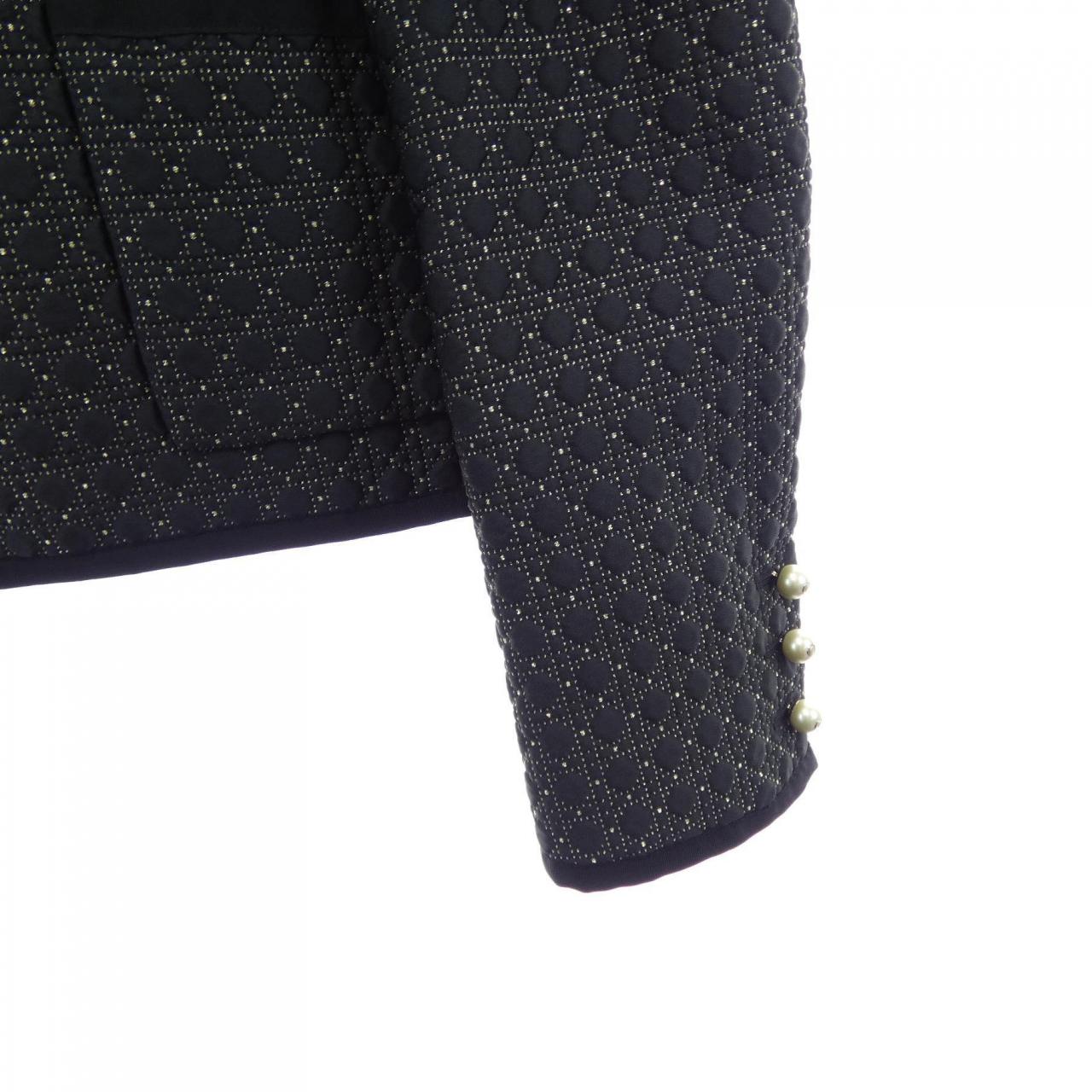 クリスチャンディオール CHRISTIAN DIOR マクロカナージュ 541V58A2567 ノーカラージャケット