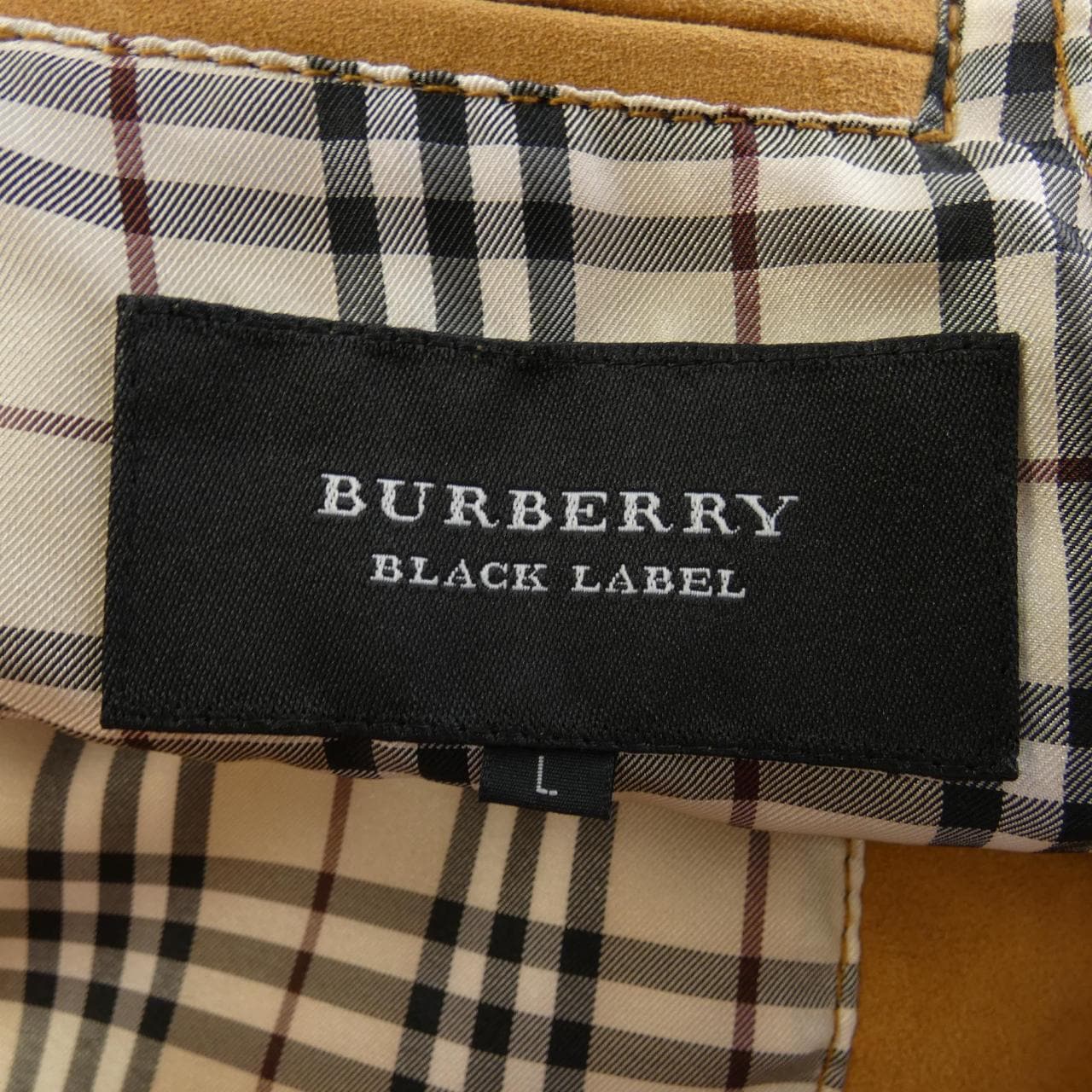 BURBERRY黑標巴寶莉黑標皮夾克