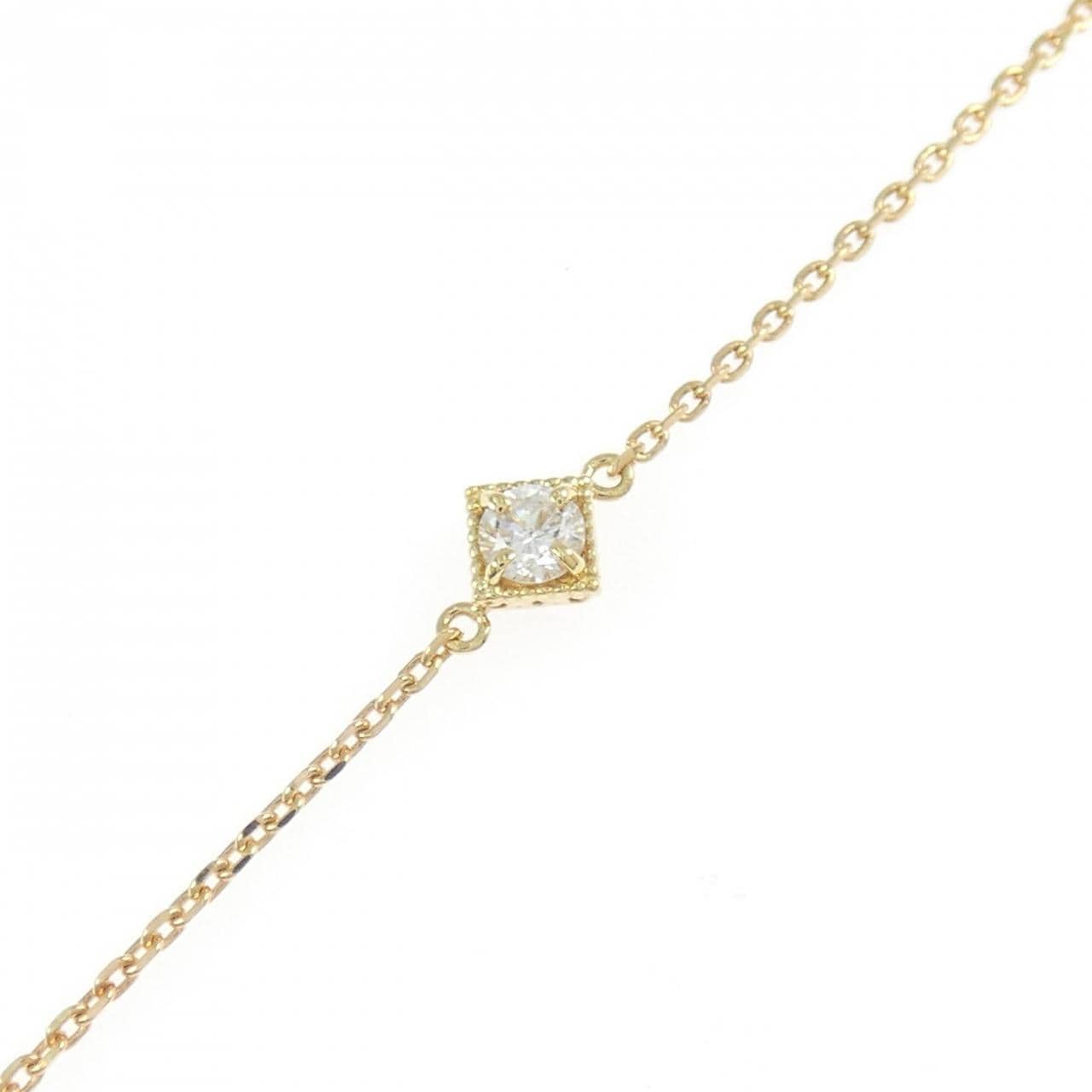 K18YG ダイヤモンド ブレスレット 0.10CT