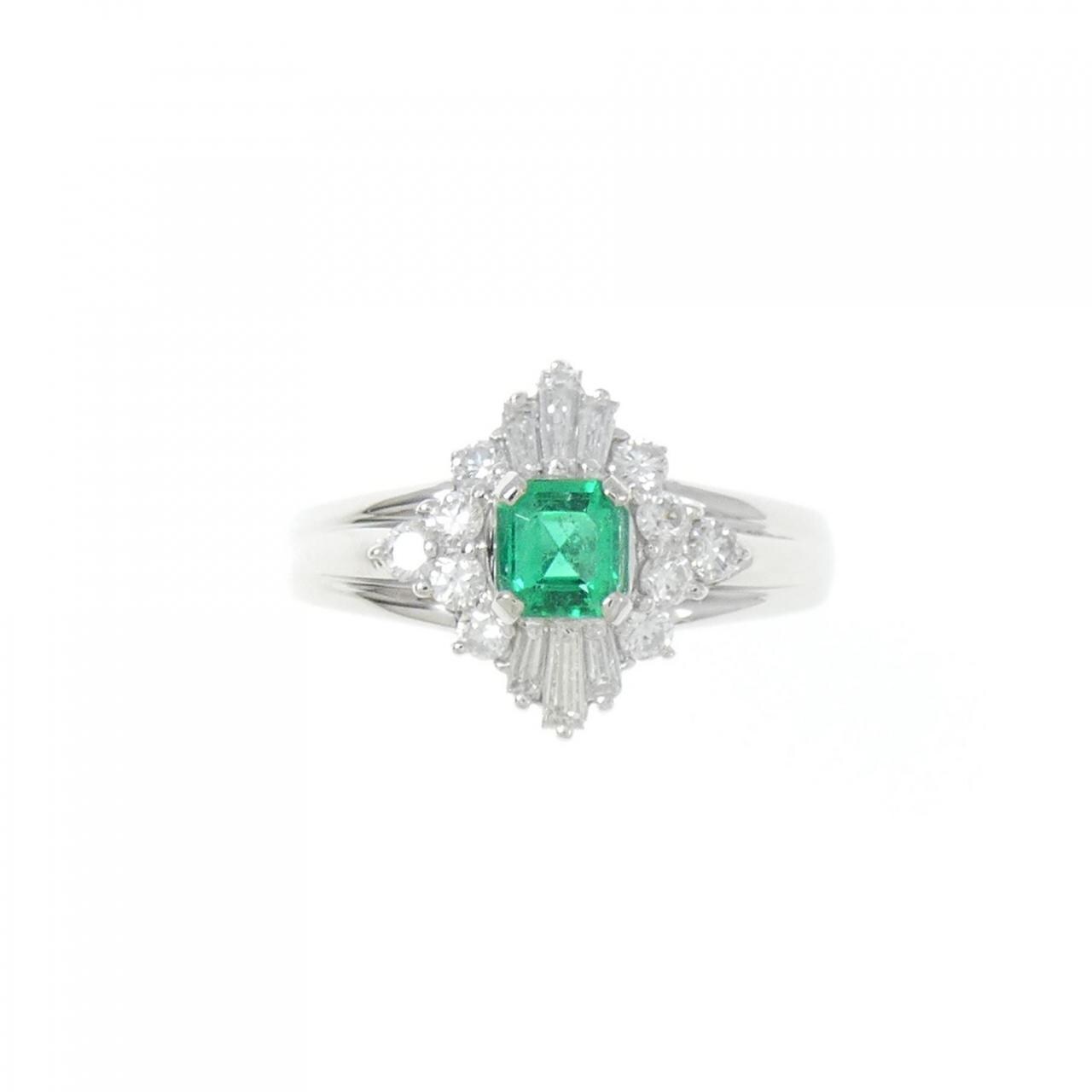 PT エメラルド リング 0.27CT