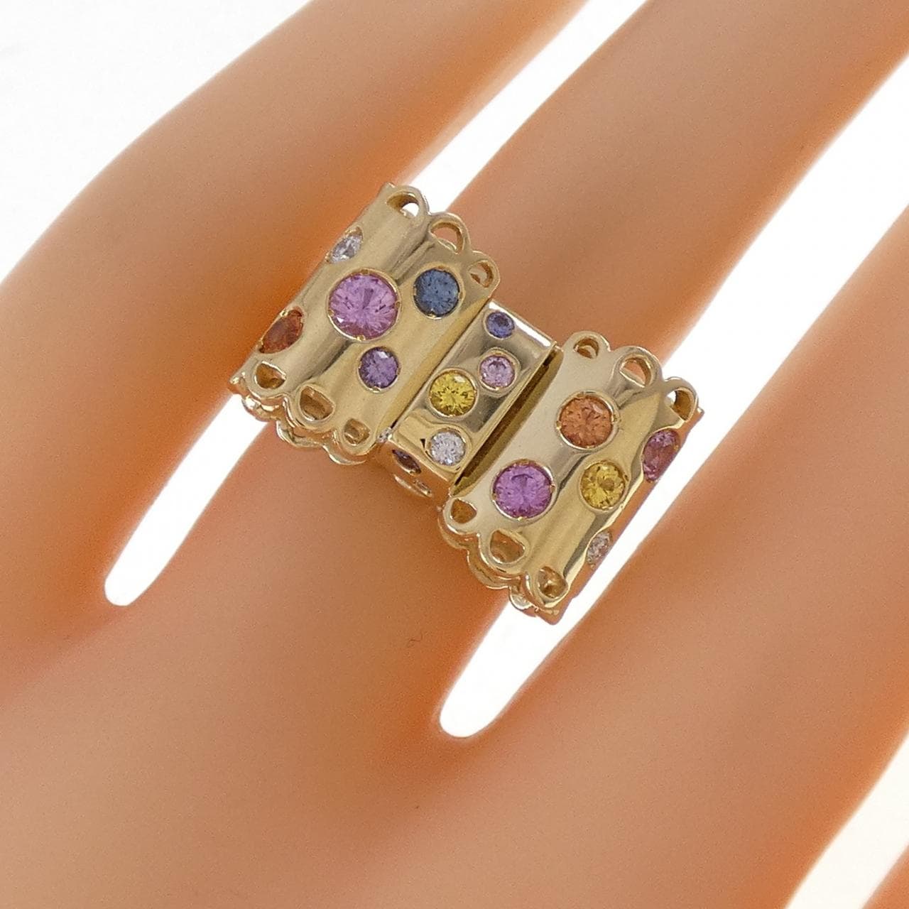 ポンテヴェキオ サファイヤ リング 0.60CT