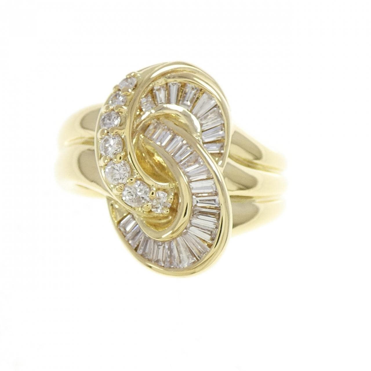 K18YG ダイヤモンド リング 0.55CT