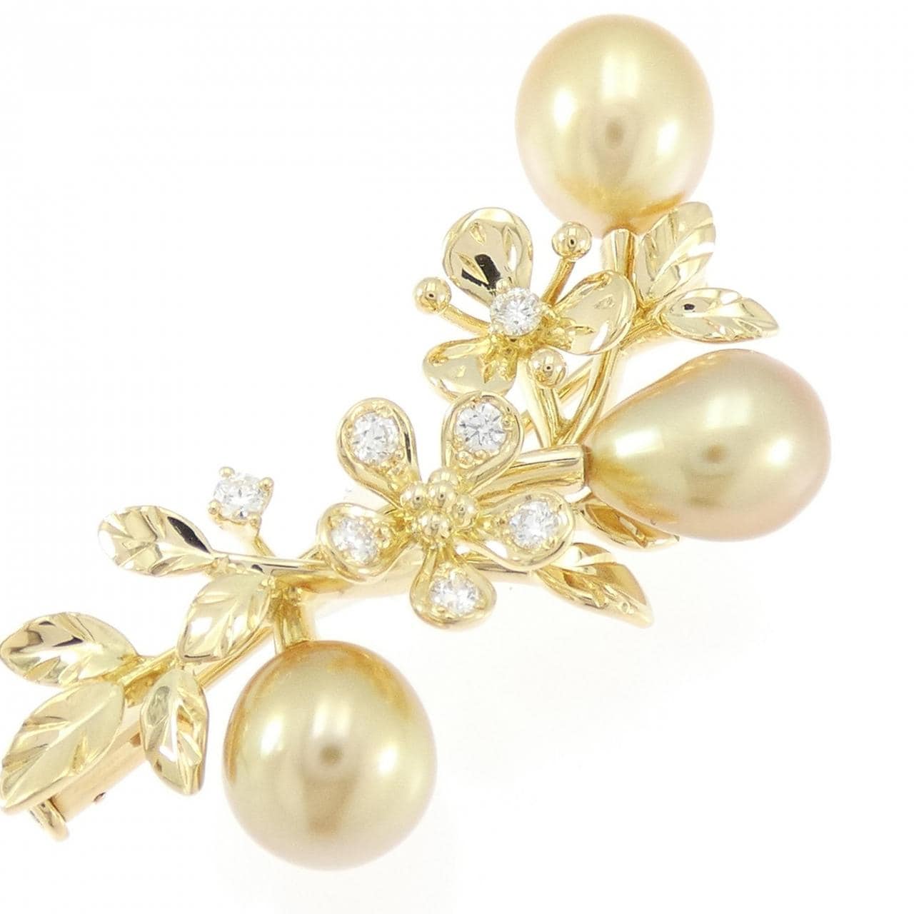 ミキモト 白蝶パール ブローチ