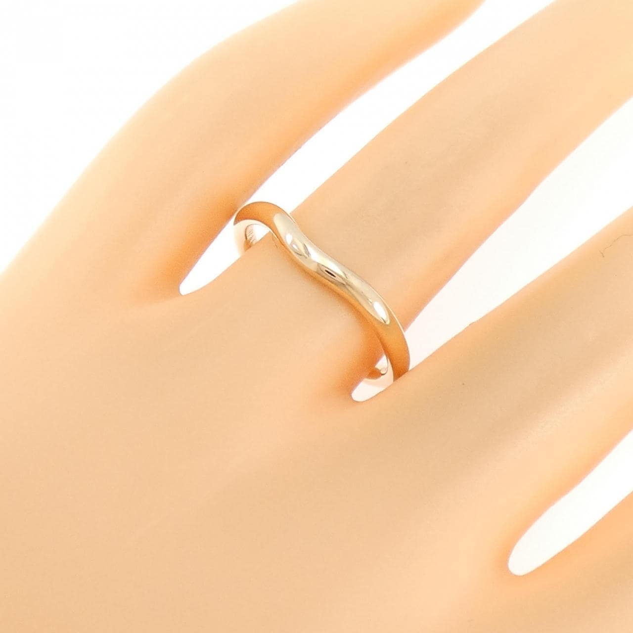 ティファニー カーブド リング