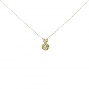 K18YG ガーネット ネックレス