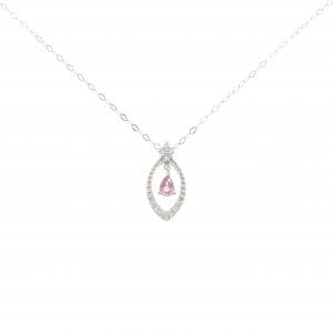 K18WG サファイヤ ネックレス 0.226CT