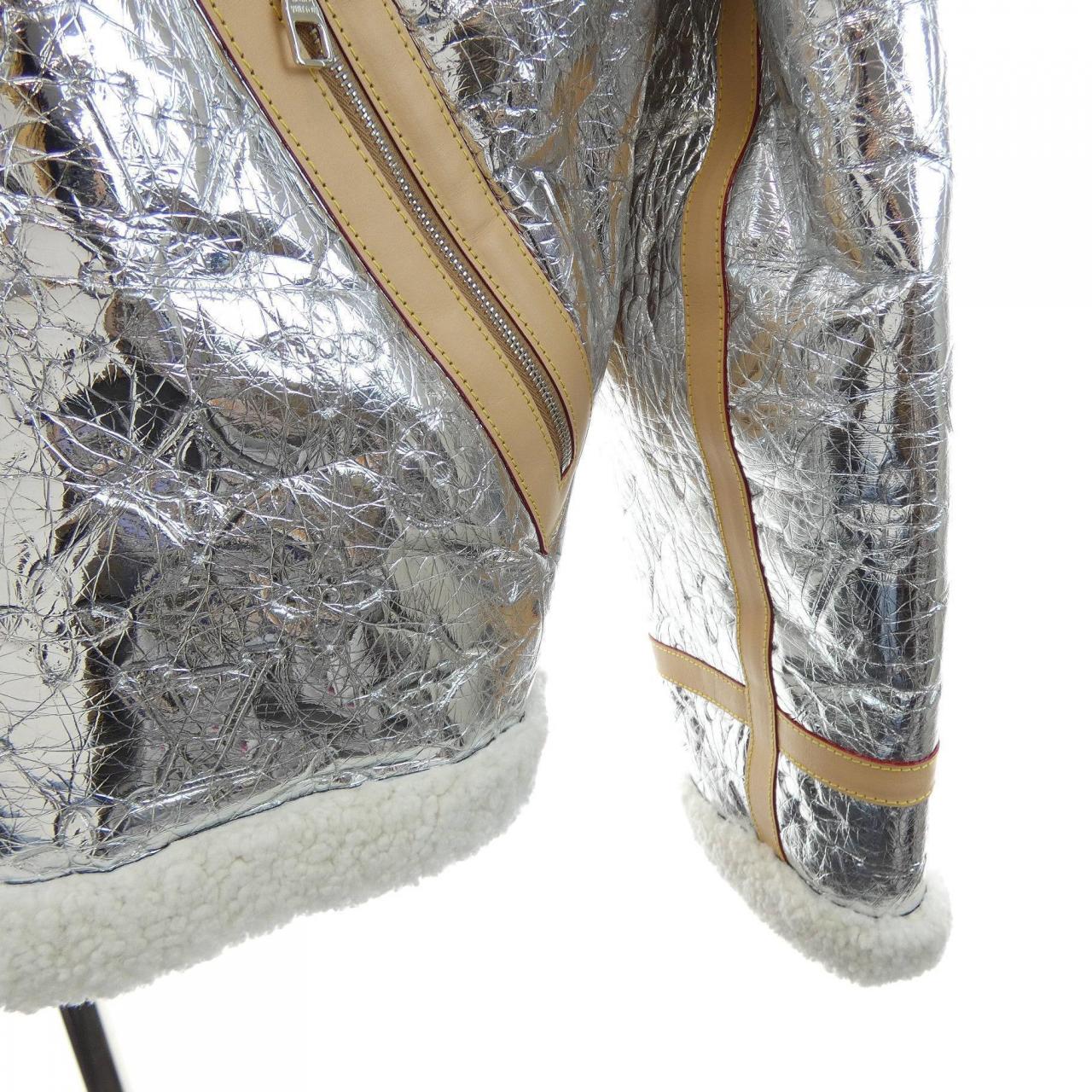 ルイヴィトン LOUIS VUITTON モノグラムミラーシアリングジャケット HLL81EFI7 レザージャケット