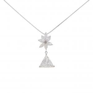 PT850 ダイヤモンド ネックレス 2.303CT F SI2 ファンシーカット
